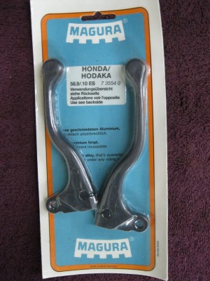 Honda Hodaka Magura Shorty Brake Lever 130mm 7mm Pivot in Package [4].jpg